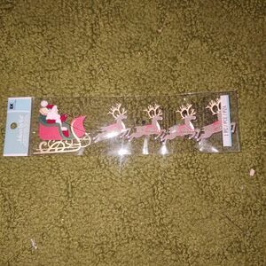 Jolee Santa Claus & Reindeer Dimensional Sticker